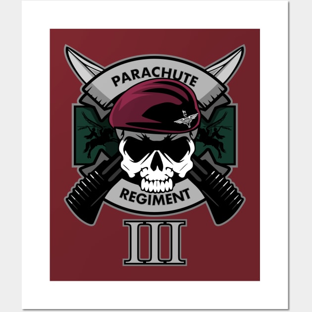 Parachute Regiment - 3rd Battalion (3 PARA) Wall Art by TCP